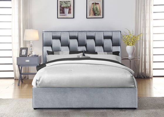ガス上昇が付いている生地の双生児のサイズのリネン装飾されたBedframe