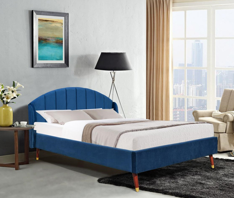 現代様式EN1725は王の耳を装飾したBed Frame Platform With