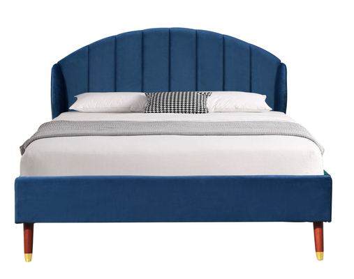 現代様式EN1725は王の耳を装飾したBed Frame Platform With