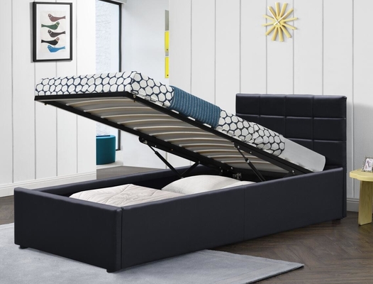 Size Faux Leather Bed王