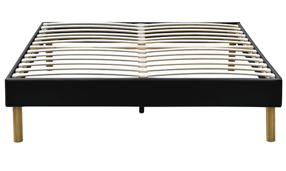 現代的な王のUpholsteredプラットフォーム ベッド王Assemble PUの革140x190Cm